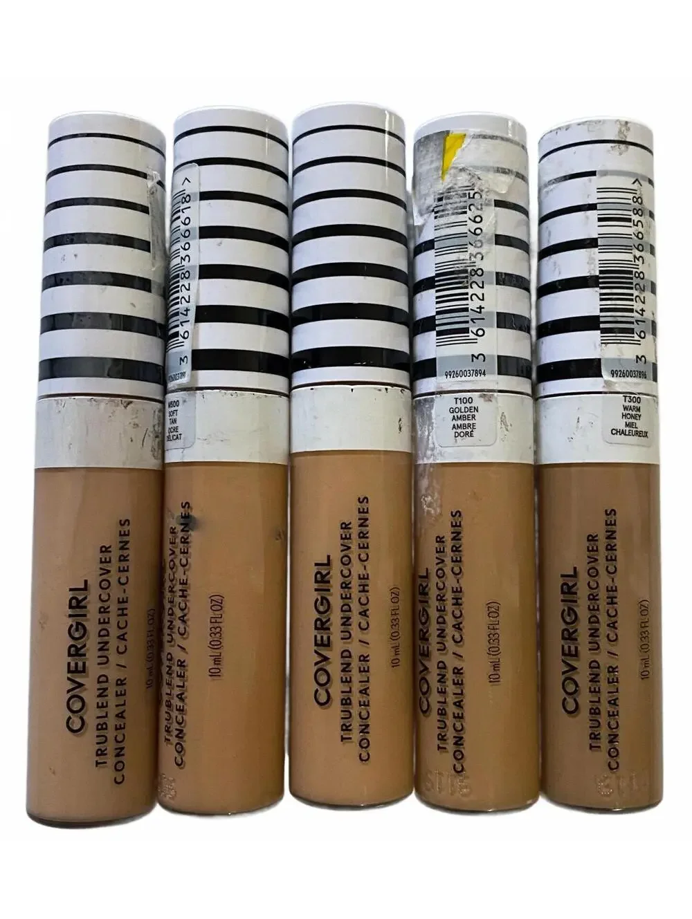 5-Pack New COVERGIRL TruBlend Undercover Concealer Honey Tan Natural AS IS
